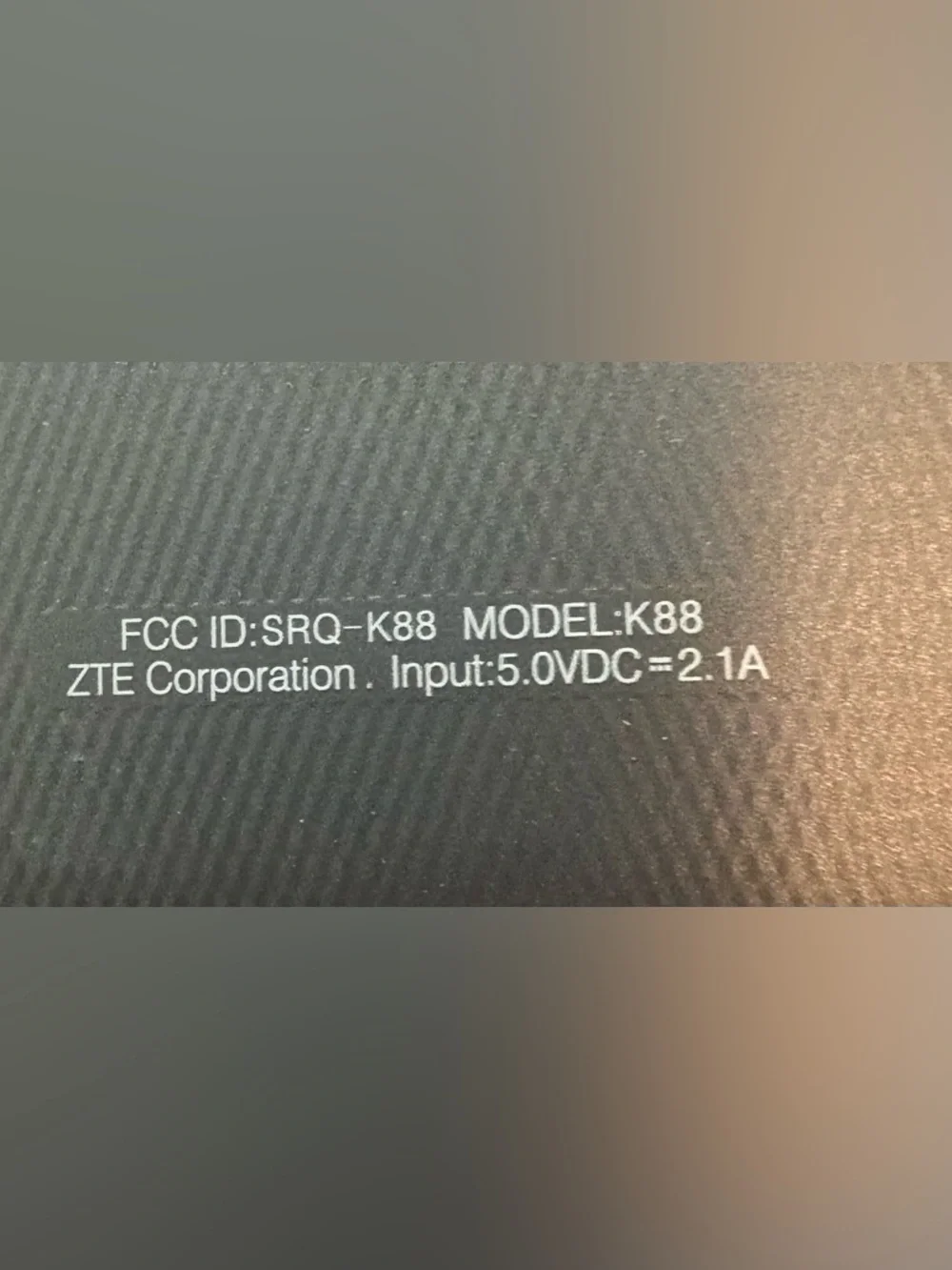 ZTE Trek 2 ( AT&T) Black Tablet - Sleek Back Cover. Refurbished.